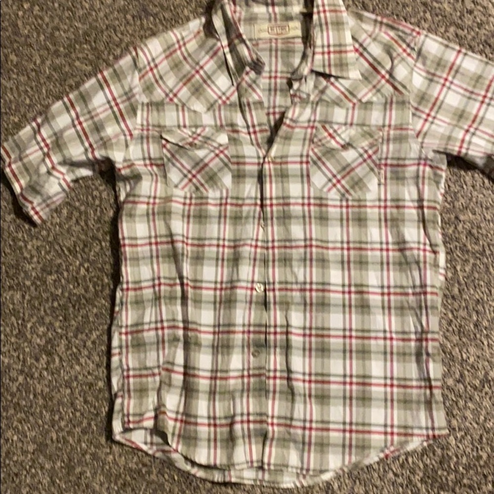 Bc ethic nice short sleeve button down